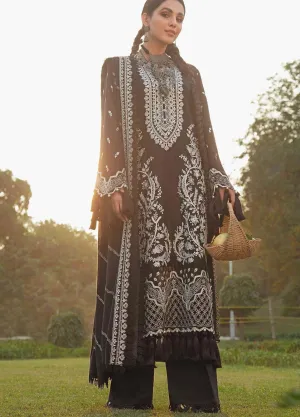 Embroidered 3-Piece Unstitched Linen Suit by Afrozeh - Model 09