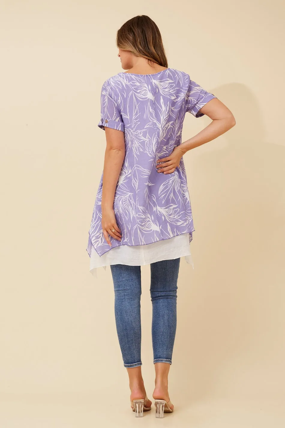 ARIANA DOUBLE LAYER TUNIC TOP