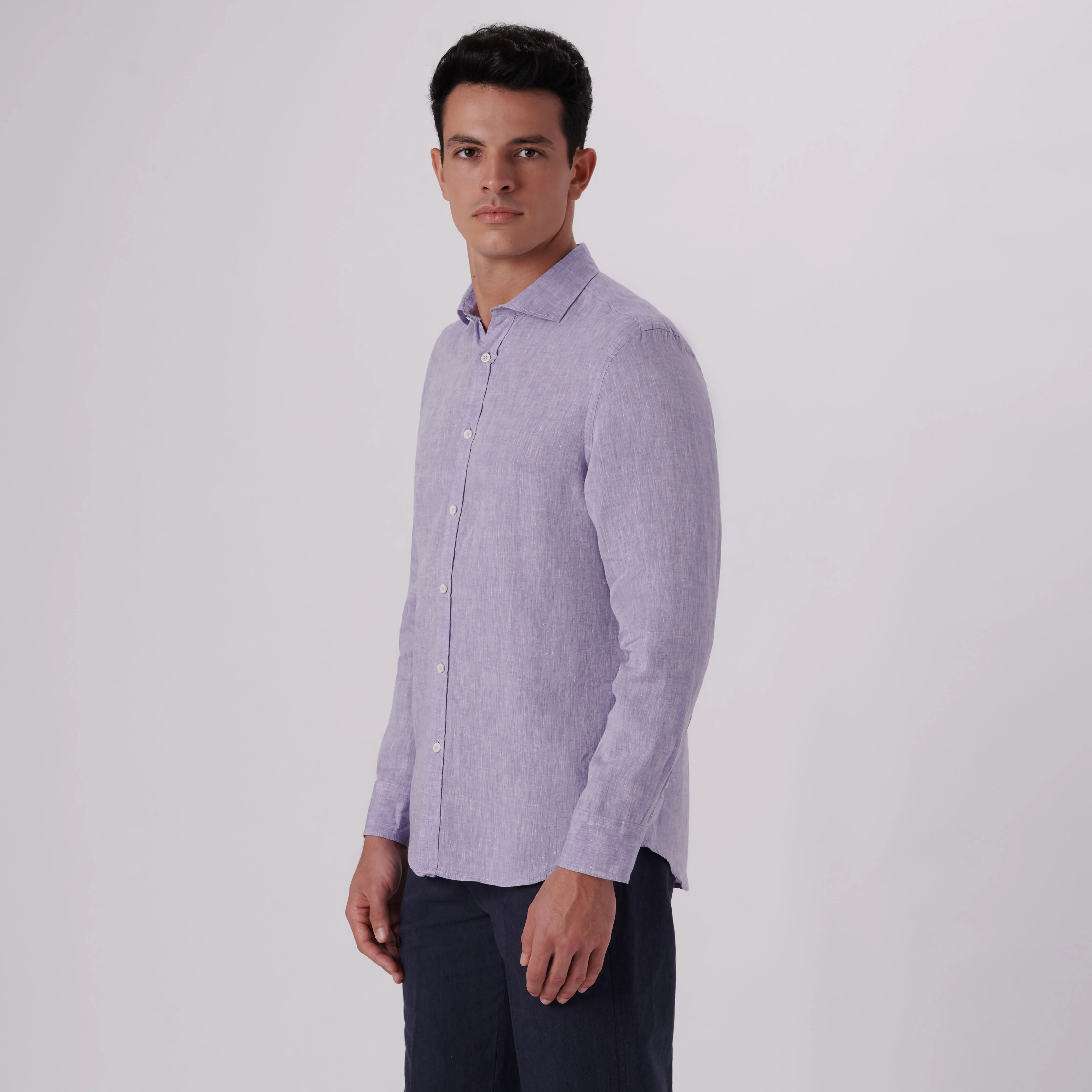 AXEL Solid Linen Shirt