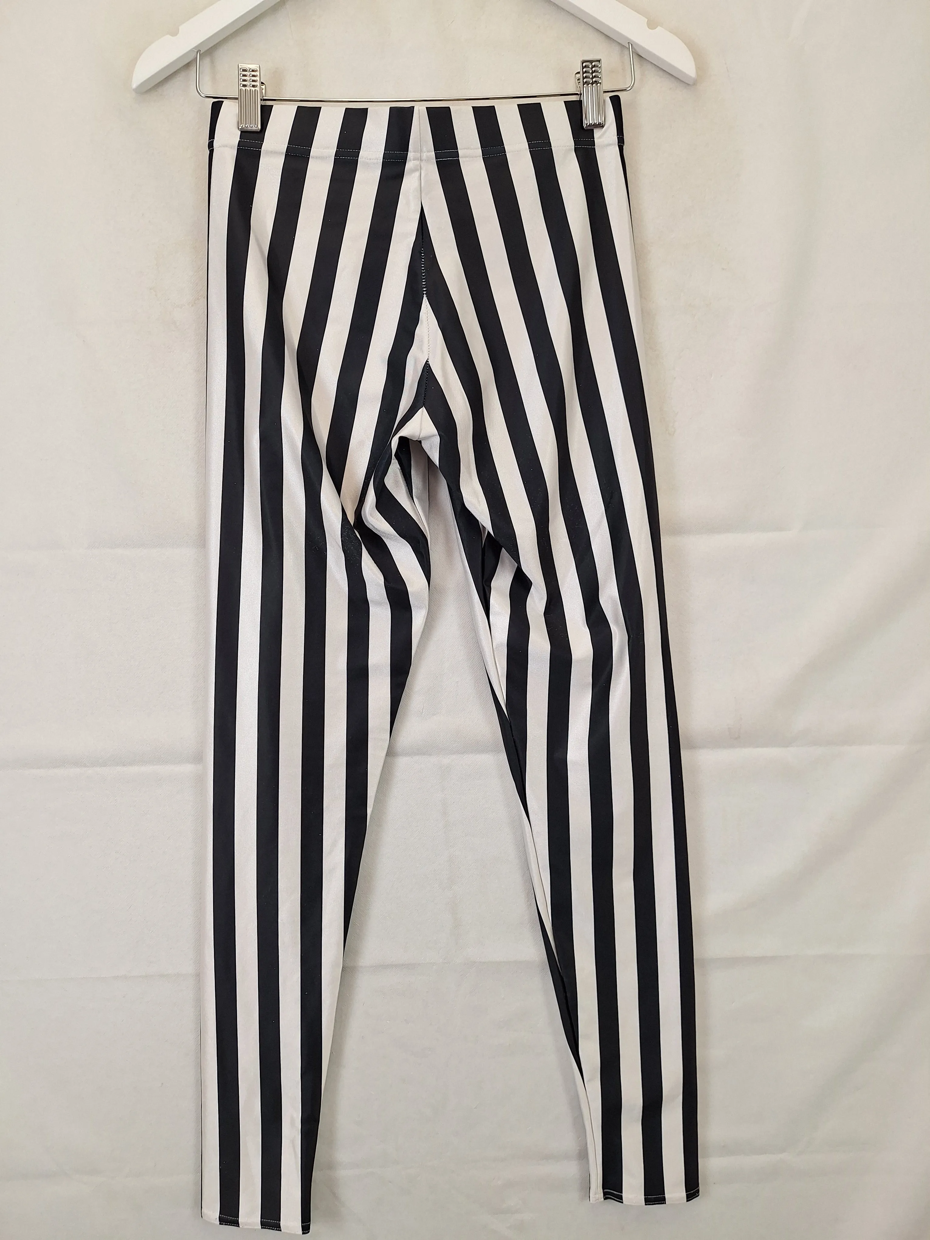 Blackmilk Striped Shiny Leggings Size M