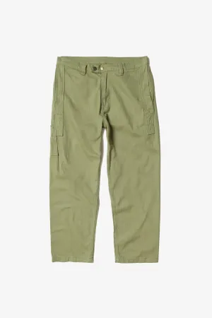 Light Olive Herringbone Easy Pants by Blacksmith