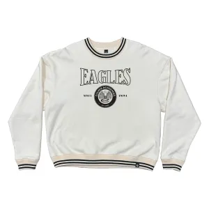 Eagles Classic Striped Crewneck - Black / Bone