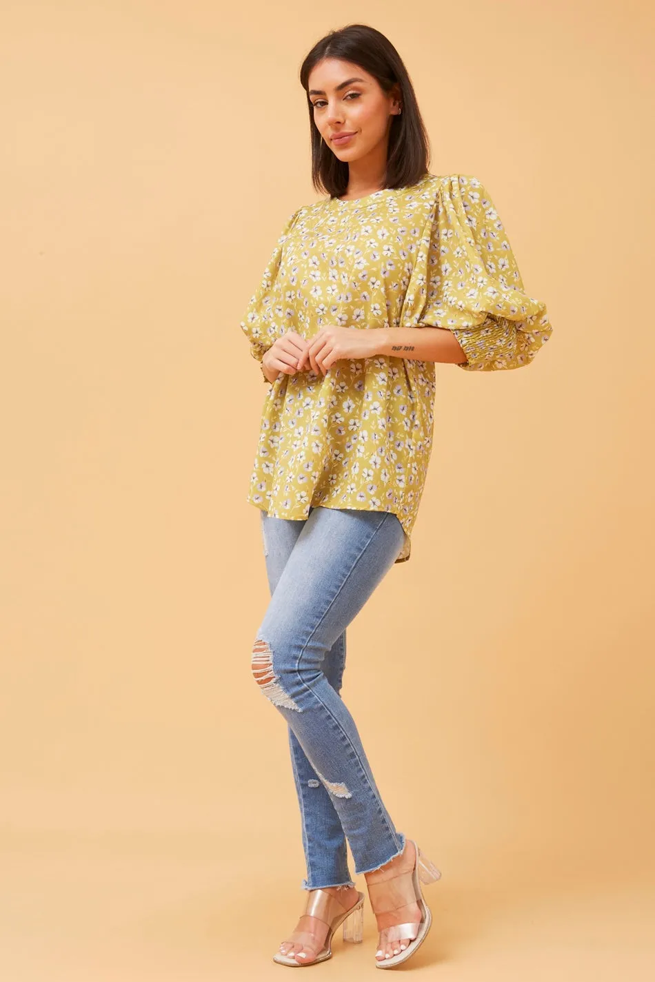 ELEGANT FLORAL BLOUSE