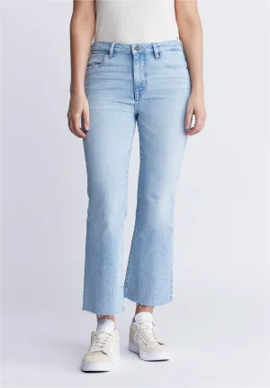 Kick Crop Kim Women's Jeans in Vintage Blue - BL15973