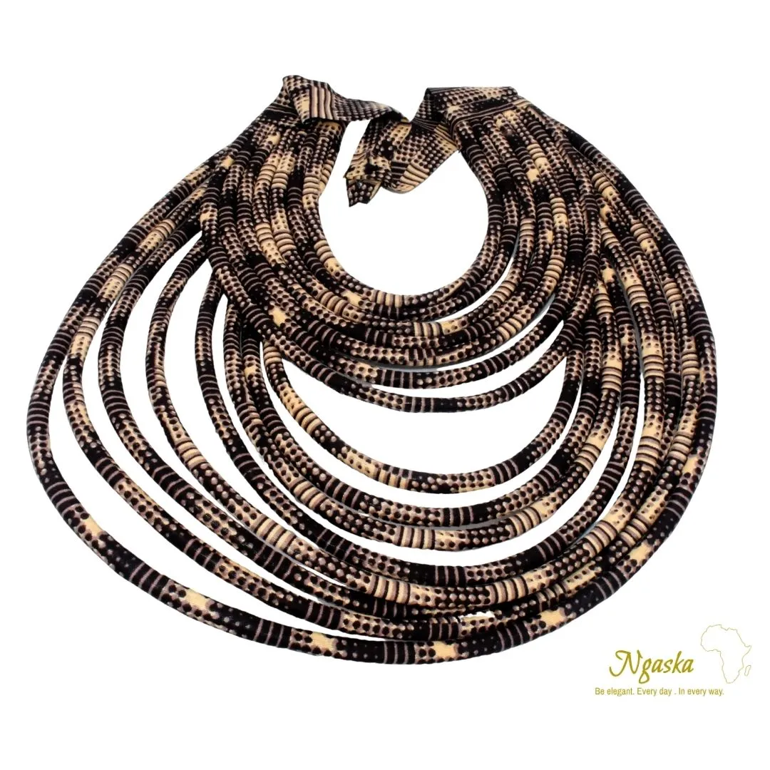 Mariama Brown African Ankara Mariama Necklace