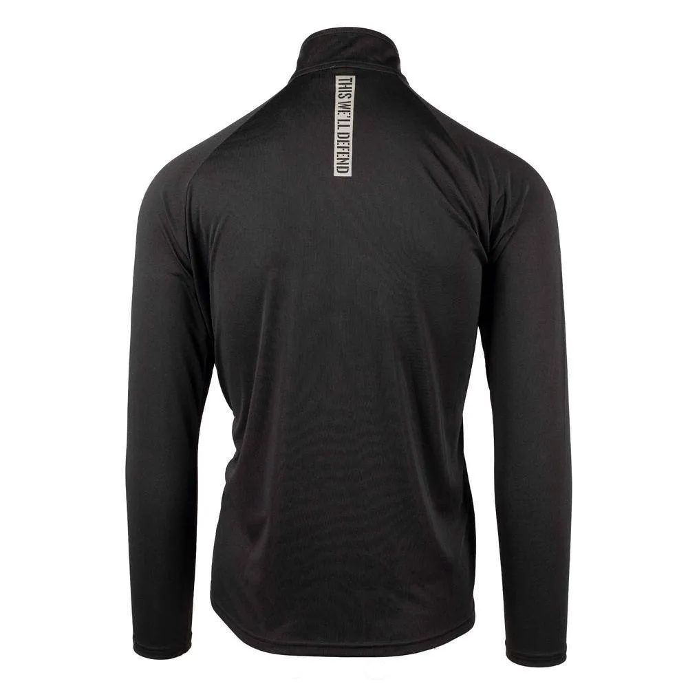 Men's 1/4 Zip Pullover - Black