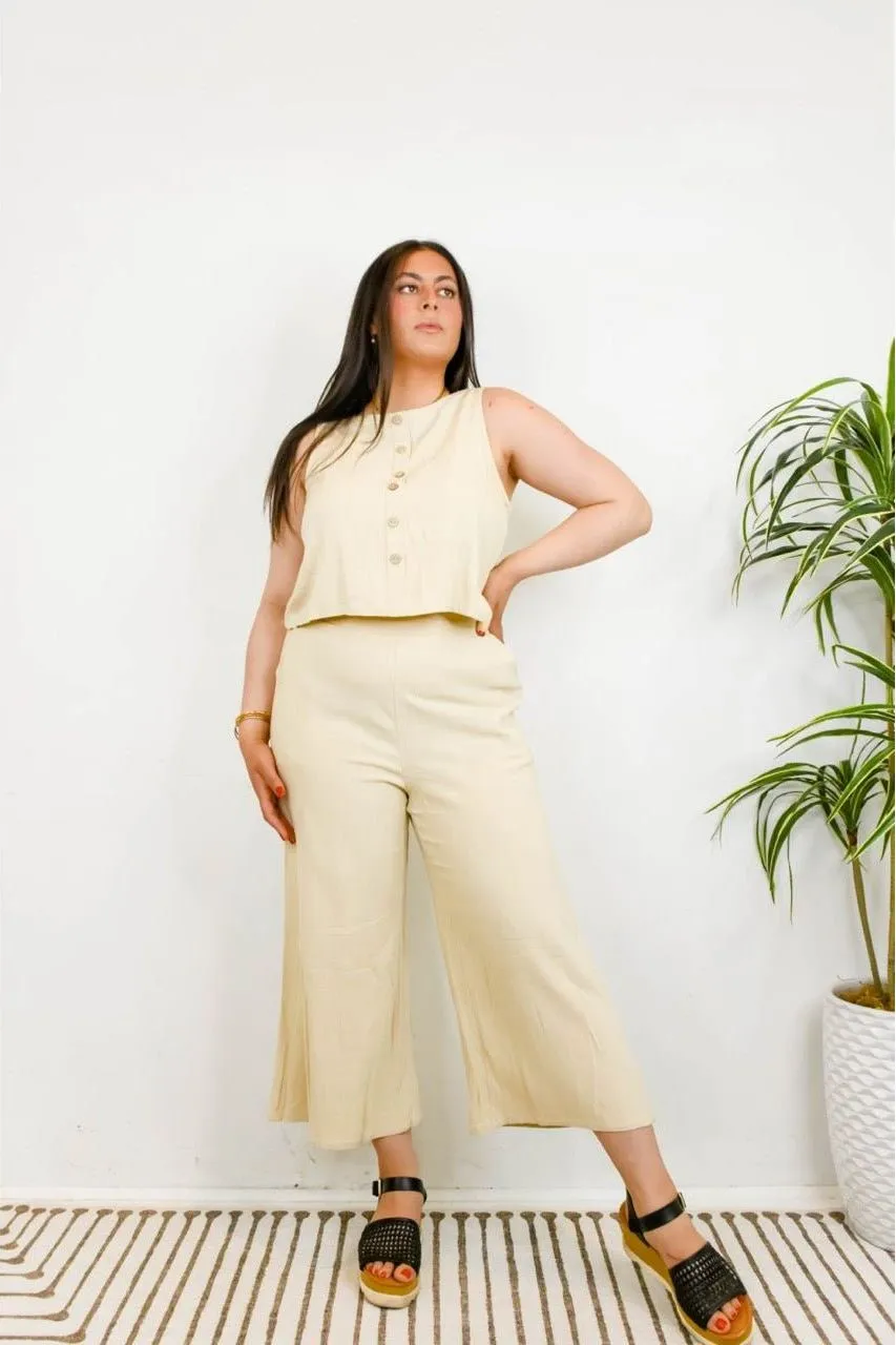 Meredith Linen Set - Pant