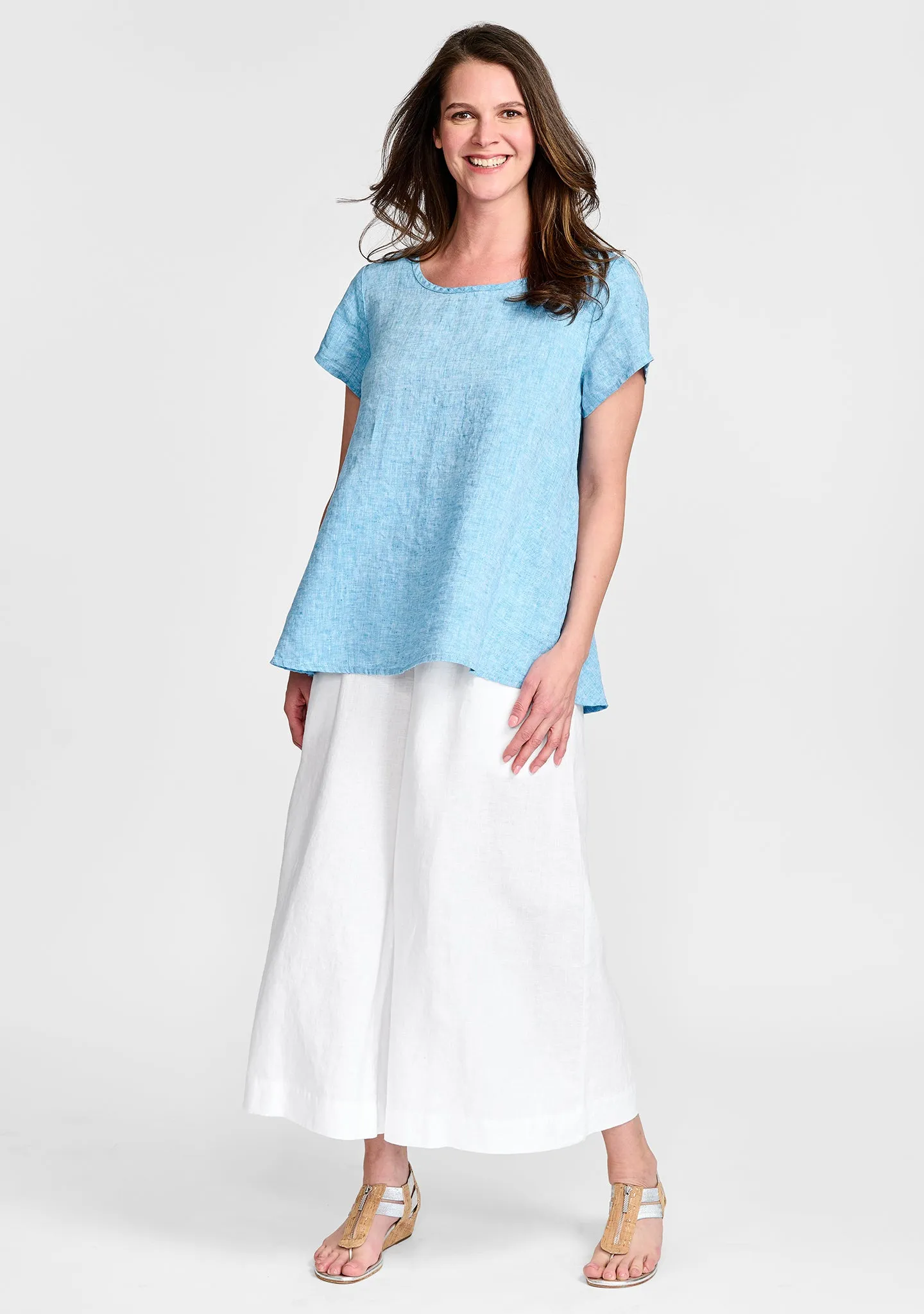 Playful Tee - Linen T Shirt