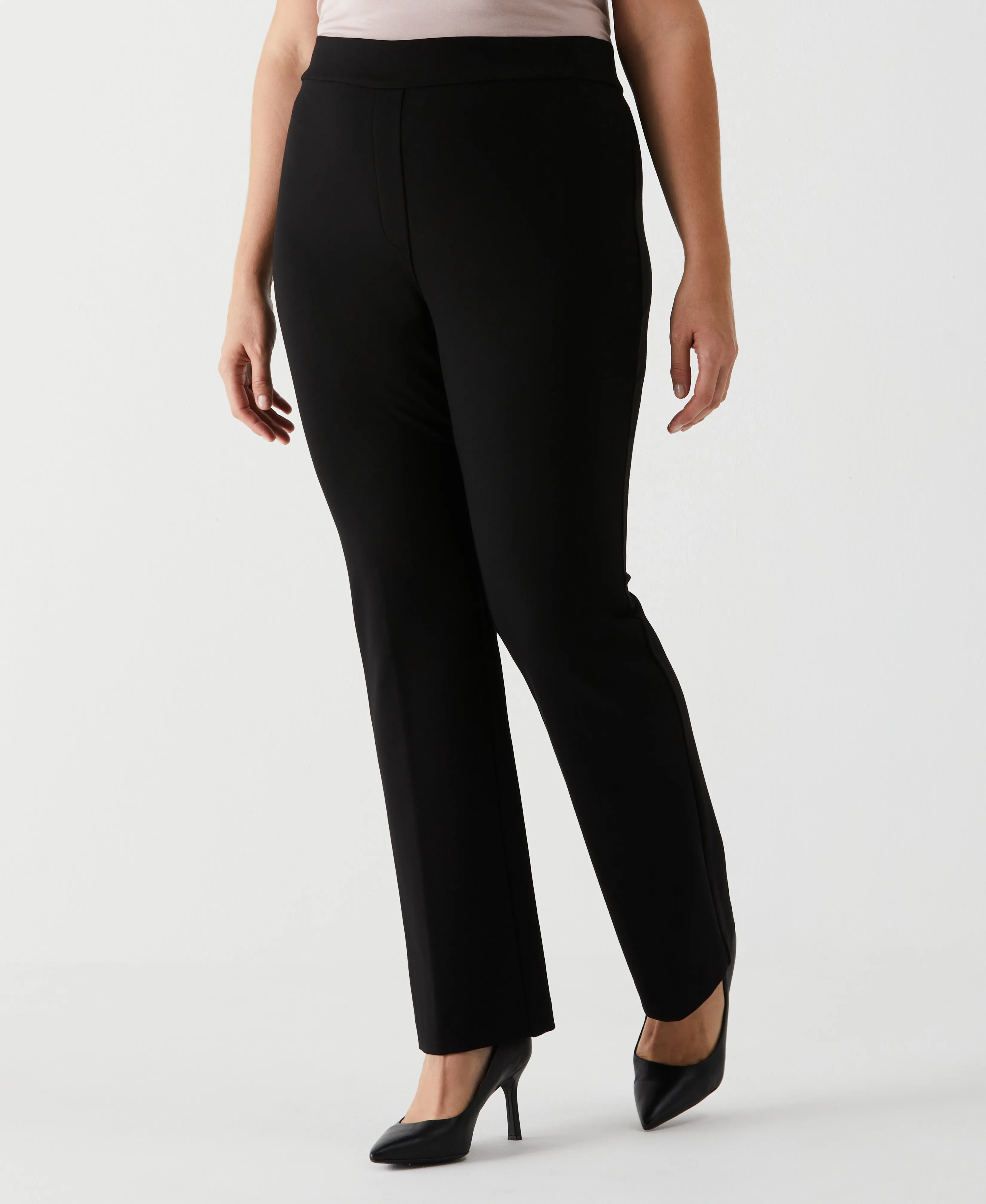 Plus Size Boot Cut Pull-On Pant