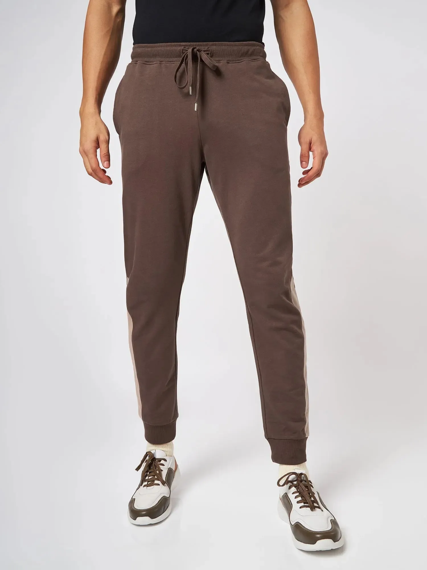 Vietnam Brown and Beige Game Changer Joggers