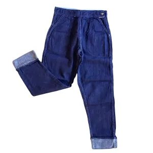 Vintage 60's Rockabilly Denim Children's Trousers 6-8Y